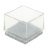 Clear Silicone Square Ferrules With A Felt Base For Table & Chair Legs - Compatible Leg Size 22mm to 25mm