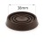 38mm Brown Round Rubber Caster Cup - Protect Your Floors From Damage