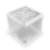 45mm Clear Square Tube Ferrules For Table & Chair Legs & All Other Tubular Feet