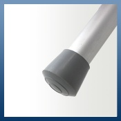 GREY RUBBER FERRULES IDEAL FOR TABLE & CHAIR LEGS