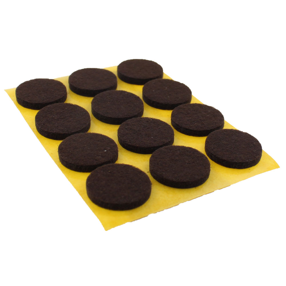 20mm Round Self Adhesive Felt Pads For Furniture, Tables & Chair Legs