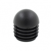 28mm Round Domed Tube Ribbed Inserts Push In End Caps Plugs