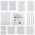 106pcs Assorted Self Adhesive Furniture Felt Pads - White
