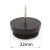 22mm Round Nail On Felt Pad Glides For Furniture & Table & Chair Legs
