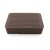 50mm Brown Square Rubber Caster Cup - Protect Your Floors From Damage