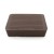 50mm Brown Square Rubber Caster Cup - Protect Your Floors From Damage