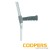 NHS COOPERS 8253C DOUBLE ADJUSTABLE PVC HANDLE ADULT CRUTCHES - PAIR