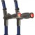 Pair Of Flexyfoot Comfort Grip Double Adjustable Crutches - Blue