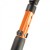 Pair Of Flexyfoot Comfort Grip Double Adjustable Crutches - Orange