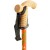 Flexyfoot Cork Handle Folding Walking Stick - Orange