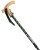 Flexyfoot Cork Telescopic Handle Walking Stick - Black