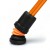 Flexyfoot Derby Handle Telescopic Walking Stick - Orange