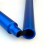 Flexyfoot Oval Handle Folding Walking Stick - Blue