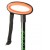 Flexyfoot Oval Telescopic Handle Walking Stick - Black
