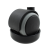 Black Furniture Caster Cup With Rubber Base