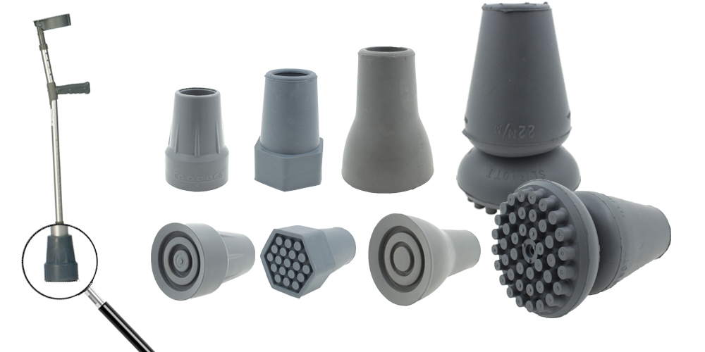 Rubber Ferrules For Bottoms Of Aluminium Crutches SAME DAY POST