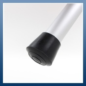 BLACK RUBBER FERRULES IDEAL FOR TABLE & CHAIR LEGS