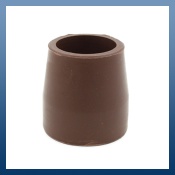 27mm BROWN FERRULES FOR FOLDING WALKING FRAMES