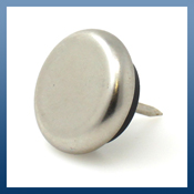 ROUND METAL & PLASTIC NAIL IN GLIDES FOR FURNITURE
