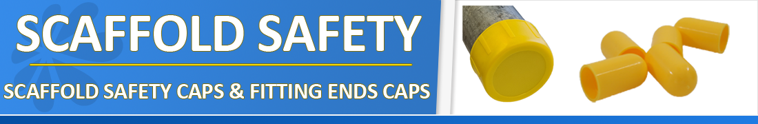  scaffold tube protection safety ends caps in yellow 