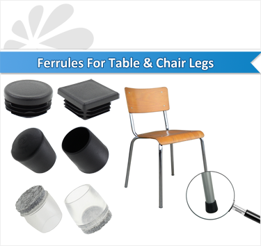 Rubber Plastic Ferrules For Almost Anything - Patio Furniture Replacement Rubber Feet