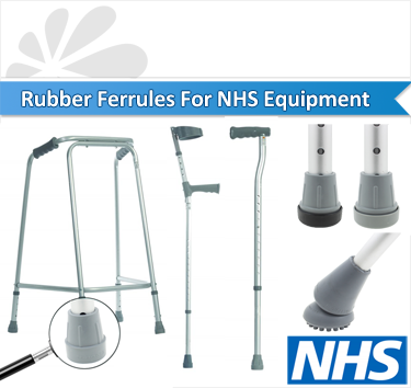 RUBBER FERRULES FOR NHS EQUIPMENT