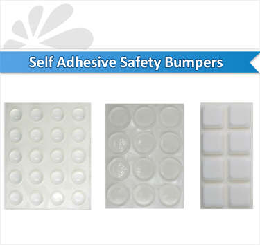 SELF ADHESIVE SAFETY BUMPERS