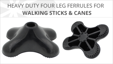 HEAVY DUTY 4 FOOT FERRULES FOR WALKING STICKS