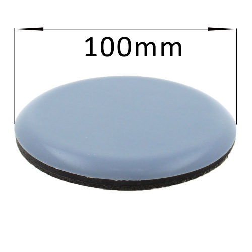 100mm Round PTFE Self Adhesive Furniture Glides Sliders Pads