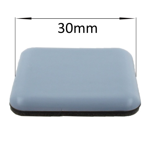 30mm Square PTFE Self Adhesive Glides