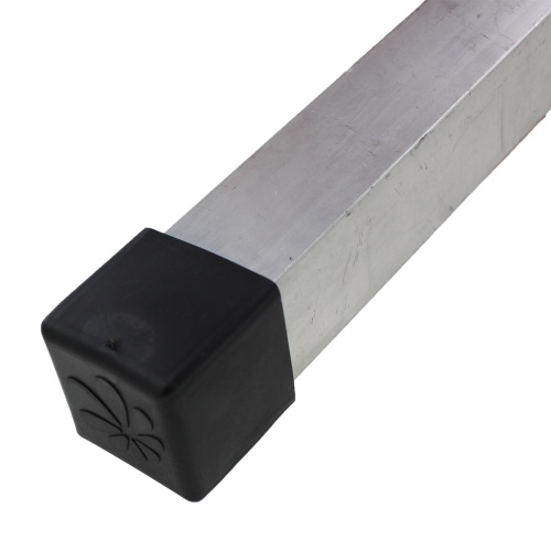 40mm Black Square Tube Ferrules For Table & Chair Legs & All Other Tubular Feet