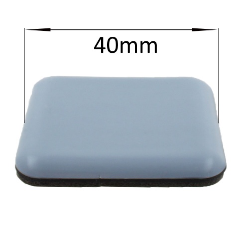 40mm Square PTFE Self Adhesive Glides