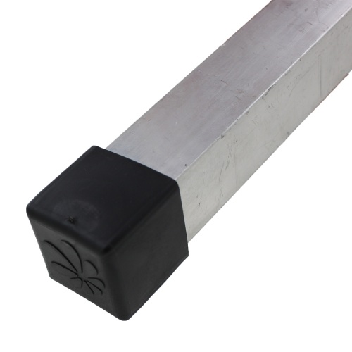 45mm Black Square Tube Ferrules For Table & Chair Legs & All Other Tubular Feet