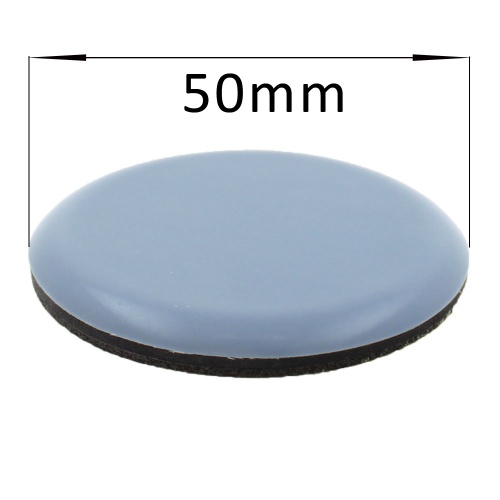 50mm Round PTFE Self Adhesive Furniture Glides Sliders Pads
