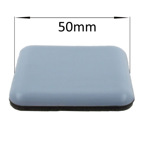 50mm Square PTFE Self Adhesive Glides