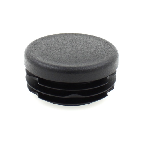 60mm Round Tube Ribbed Inserts Push In End Caps Plugs