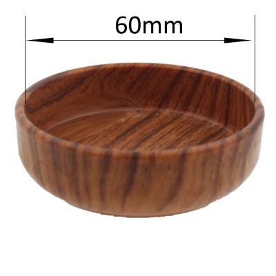 Dark Wood Effect Furniture Caster Cups Protect Your Floors From