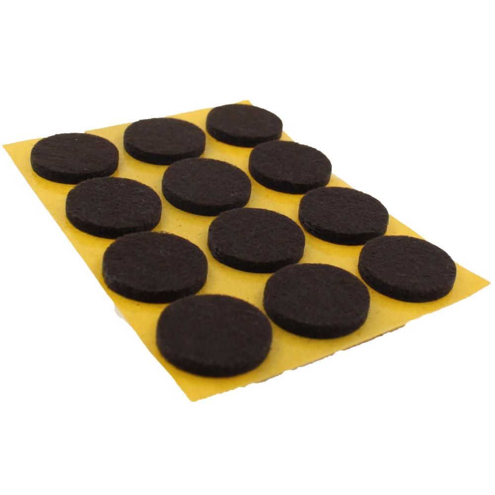 22mm Round Self Adhesive Felt Pads For Furniture, Tables & Chair Legs
