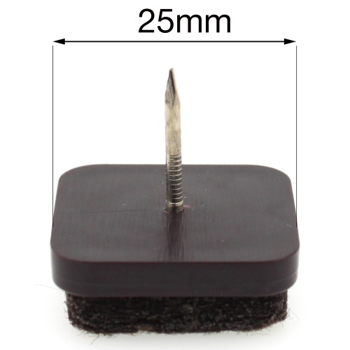 25mm NAIL ON FELT FEET FOR CHAIR LEGS | PROTECT YOUR FLOOR