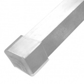 16mm Clear Square Tube Ferrules For Table & Chair Legs & All Other Tubular Feet