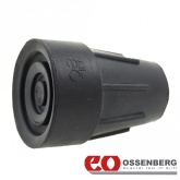 20mm Ossenberg Heavy Duty Rubber Ferrules Black