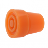 19mm (3/4'') Fluorescent Orange Replacement Rubber Ferrules For Walking Sticks & Canes