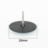 20mm Round PTFE Nail In Glides