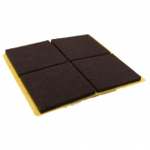 50mm Square Self Adhesive Felt Pads Ideal For Furniture & Also For Table & Chair Legs