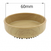 Light Wood Furniture Caster Cup With Rubber Base